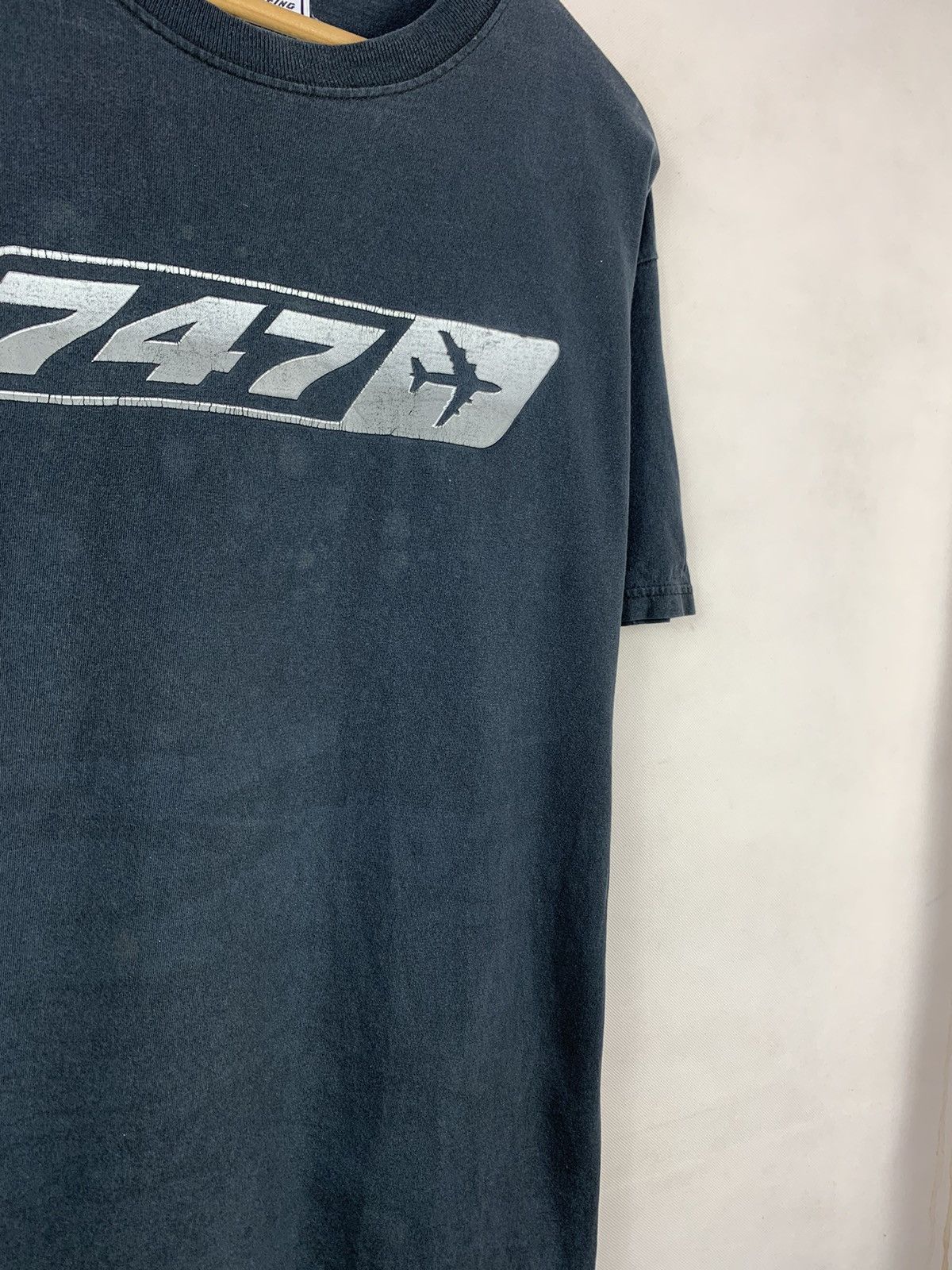 Vintage Rare! Vintage Y2K Boeing 747 Planes Promo Tee Size US L / EU 52-54 / 3 - 3 Thumbnail