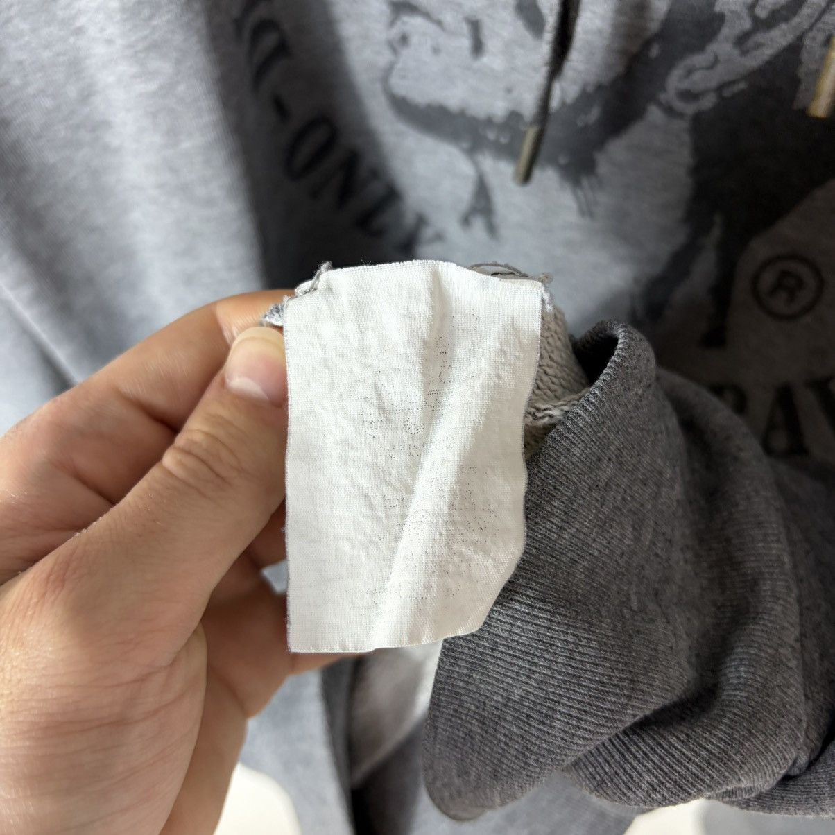 Diesel Vintage Diesel Big Central Logo Grey Pocket Hoodie Y2K Size US L / EU 52-54 / 3 - 7 Thumbnail