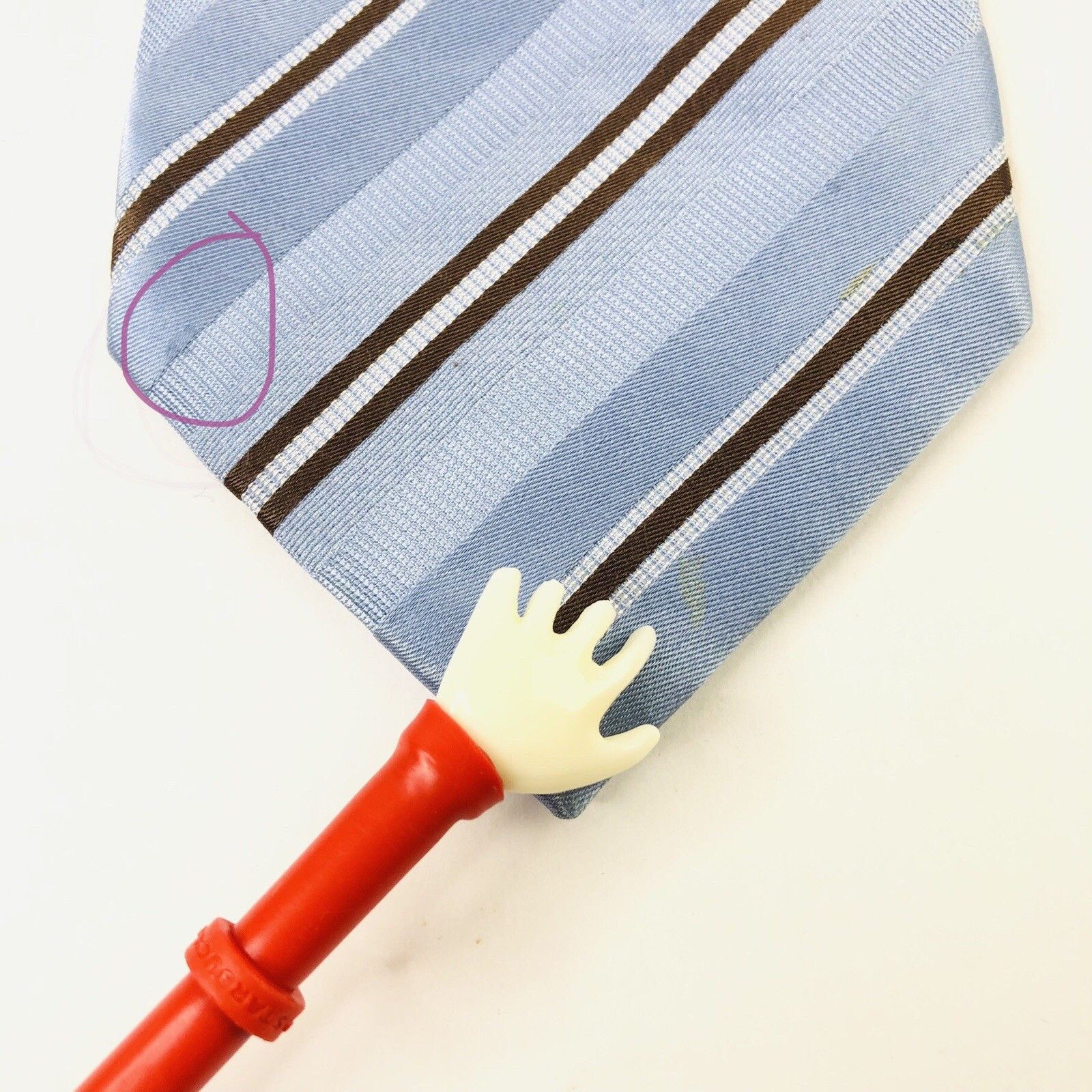 Donald Trump Donald J. Trump 100% Silk Men Tie Striped Blue Size ONE SIZE - 8 Thumbnail