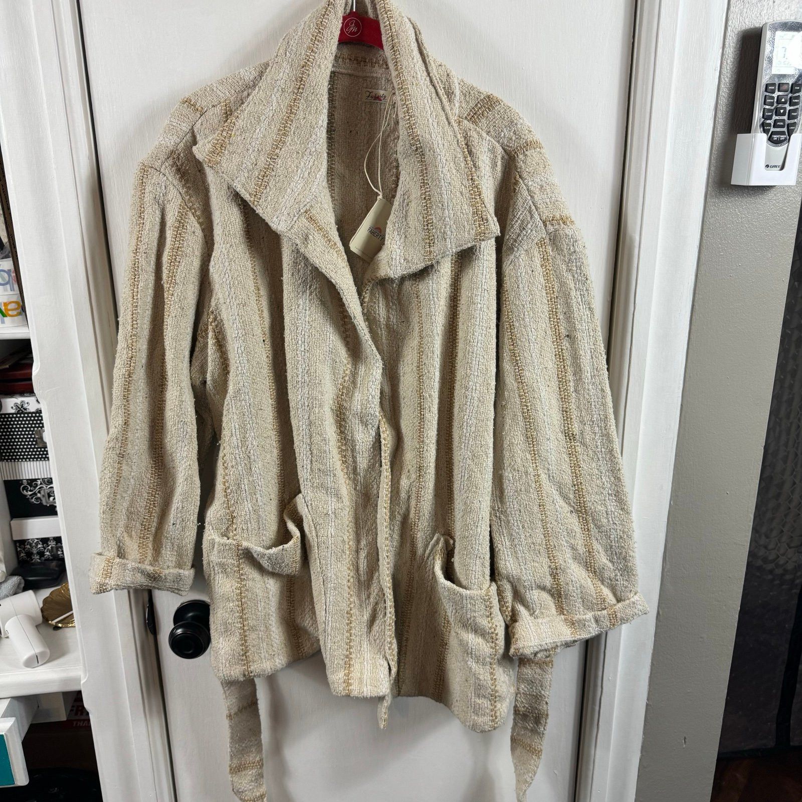 Faherty FAHERTY June lake jacket sand dune brown Size L / US 10 / IT 46 - 4 Thumbnail