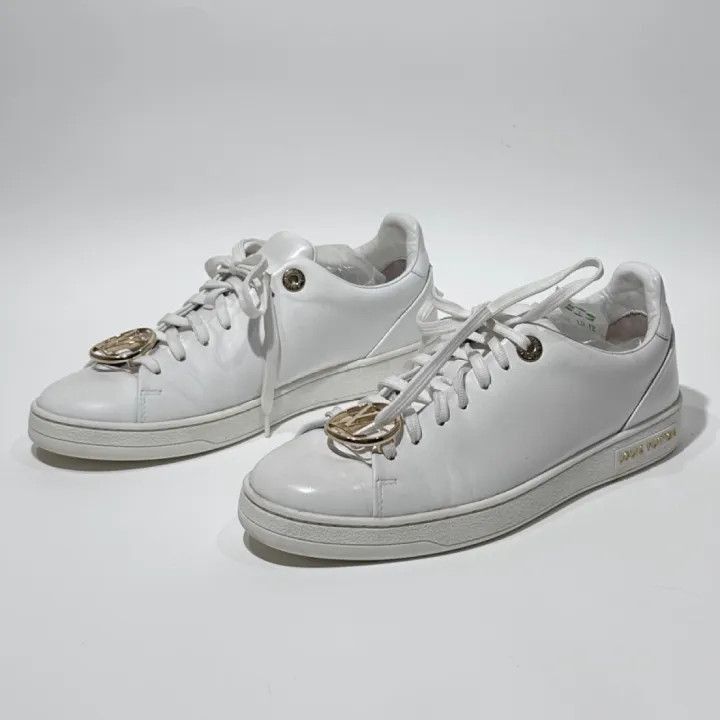 Louis Vuitton Louis Vuitton White Frontrow Sneakers for Women -2508 Size US 6 / IT 36 - 2 Thumbnail