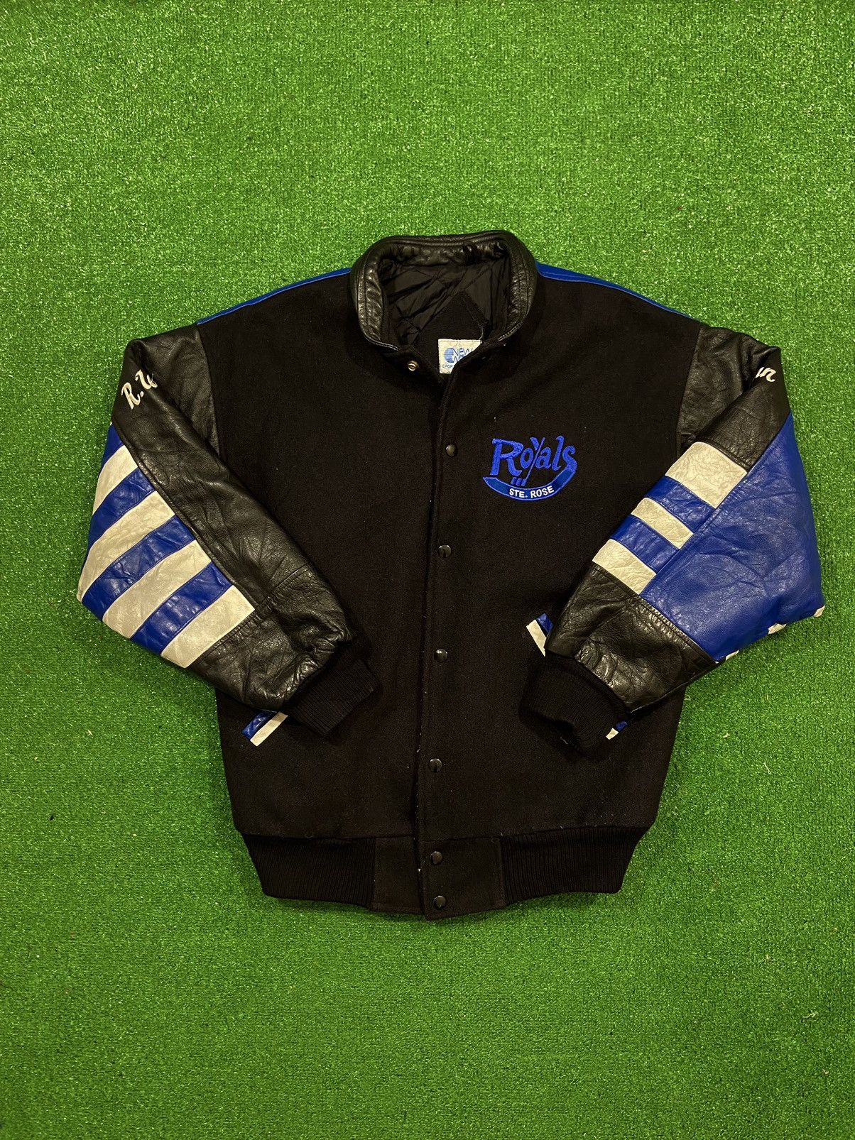 Baseball vintage bomber jacket leather