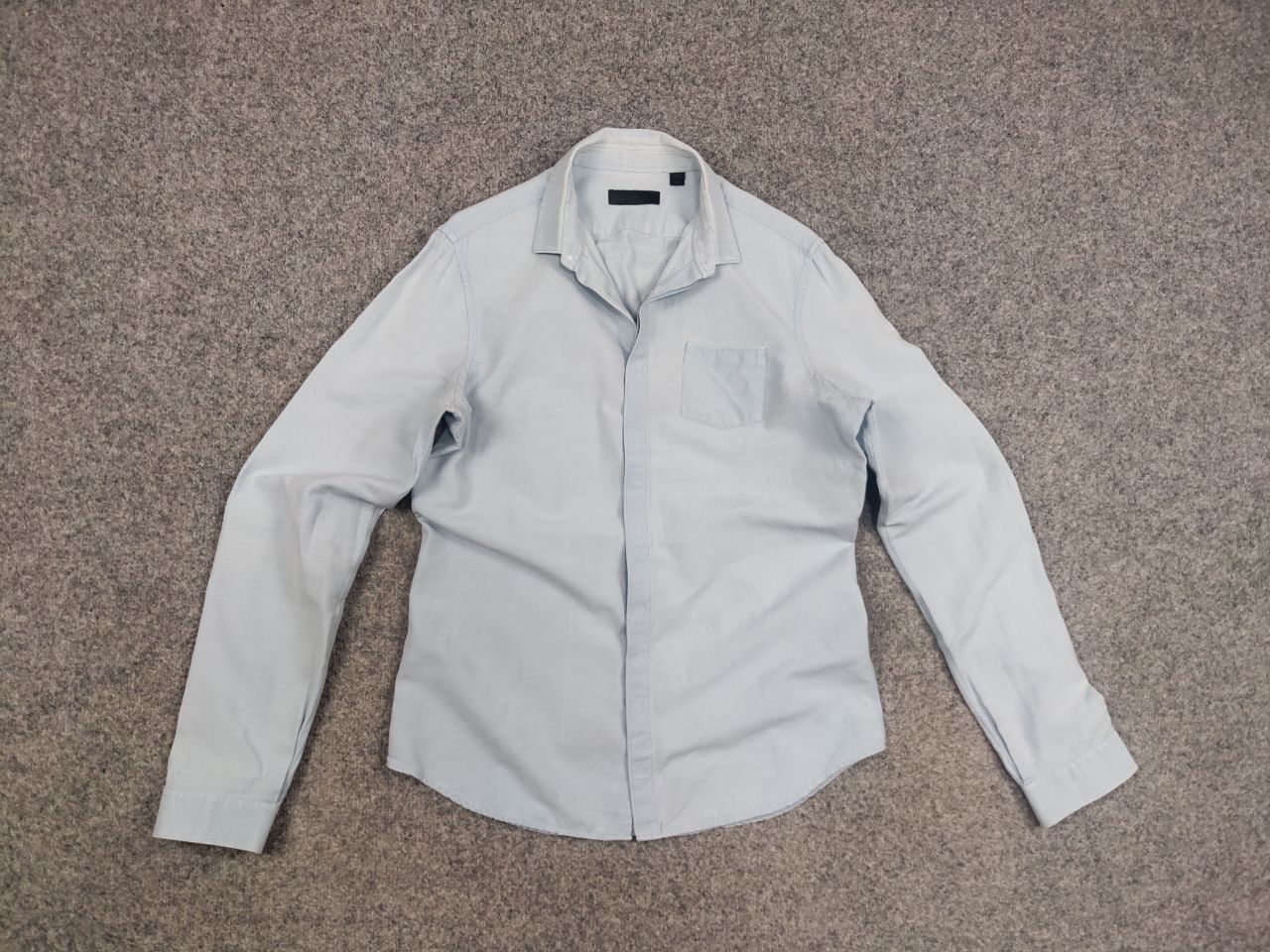 Burberry Burberry Prorsum Collection Casual Blue Cotton Bottom Shirt Size US S / EU 44-46 / 1 - 12 Thumbnail