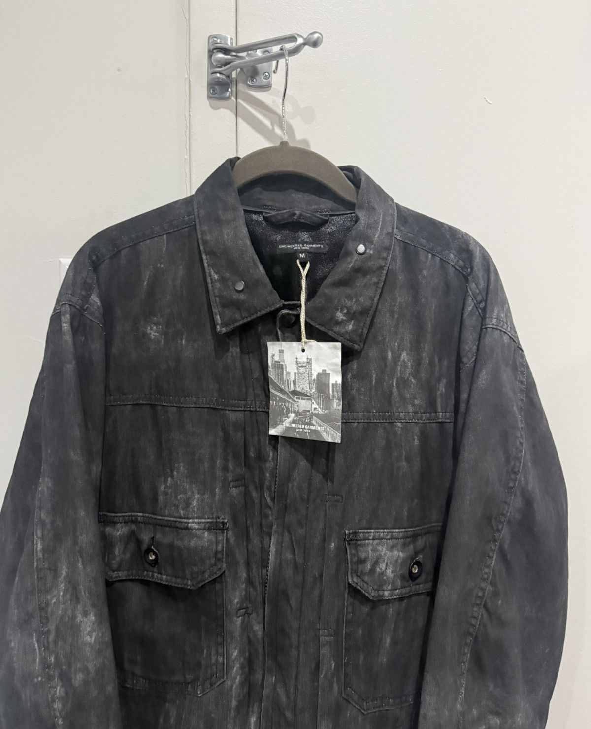 Engineered Garments Engineered Garments Trucker Black Cotton Distressed [NEW] Size US M / EU 48-50 / 2 - 3 Thumbnail