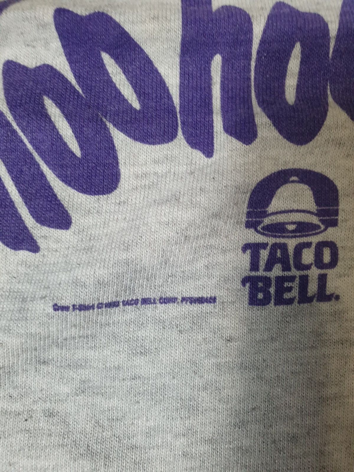 Vintage Vintage Taco Bell Promo Tshirt Jerzees Single Stitch Size US XXL / EU 58 / 5 - 4 Thumbnail