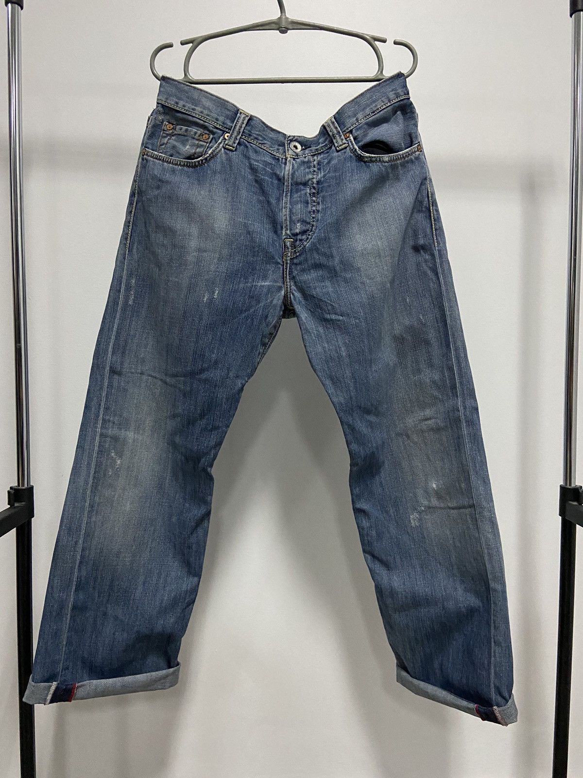 Evisu Evisu eu ed samurai seagull logo pocket jeans vintage Size US 34 / EU 50 - 4 Thumbnail