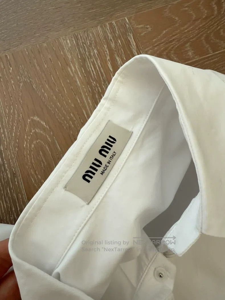 Miu Miu Miu Miu 42 Lapel button rhinestone cuff links Size L / US 10 / IT 46 - 4 Thumbnail