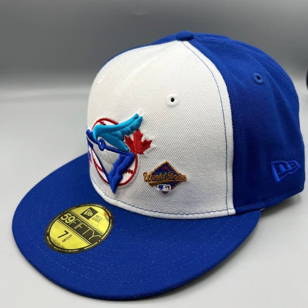New Era Toronto Blue Jays Hat Men 7 5/8 59Fifty New Era Fitted Cap Size ONE SIZE - 2 Thumbnail