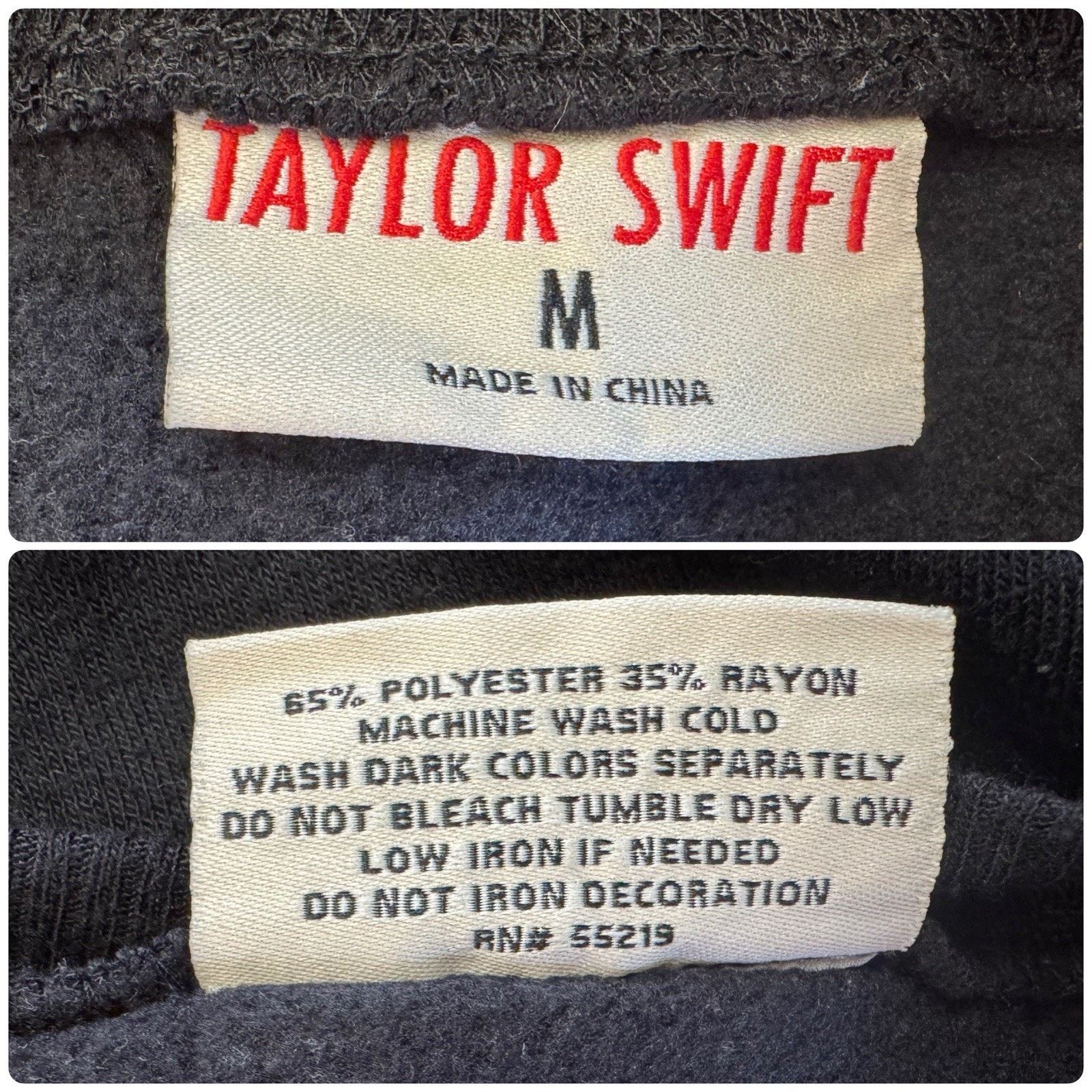 Other Taylor Swift Taylors Version Black Sweatshirt Official Merch Size M / US 6-8 / IT 42-44 - 8 Thumbnail