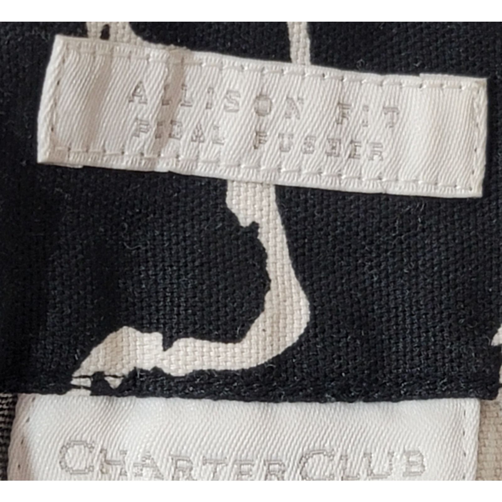 Other Charter Club Black Floral Allison Fit Pedal Pushers Capris 8 Size 30" / US 8 / IT 44 - 5 Thumbnail