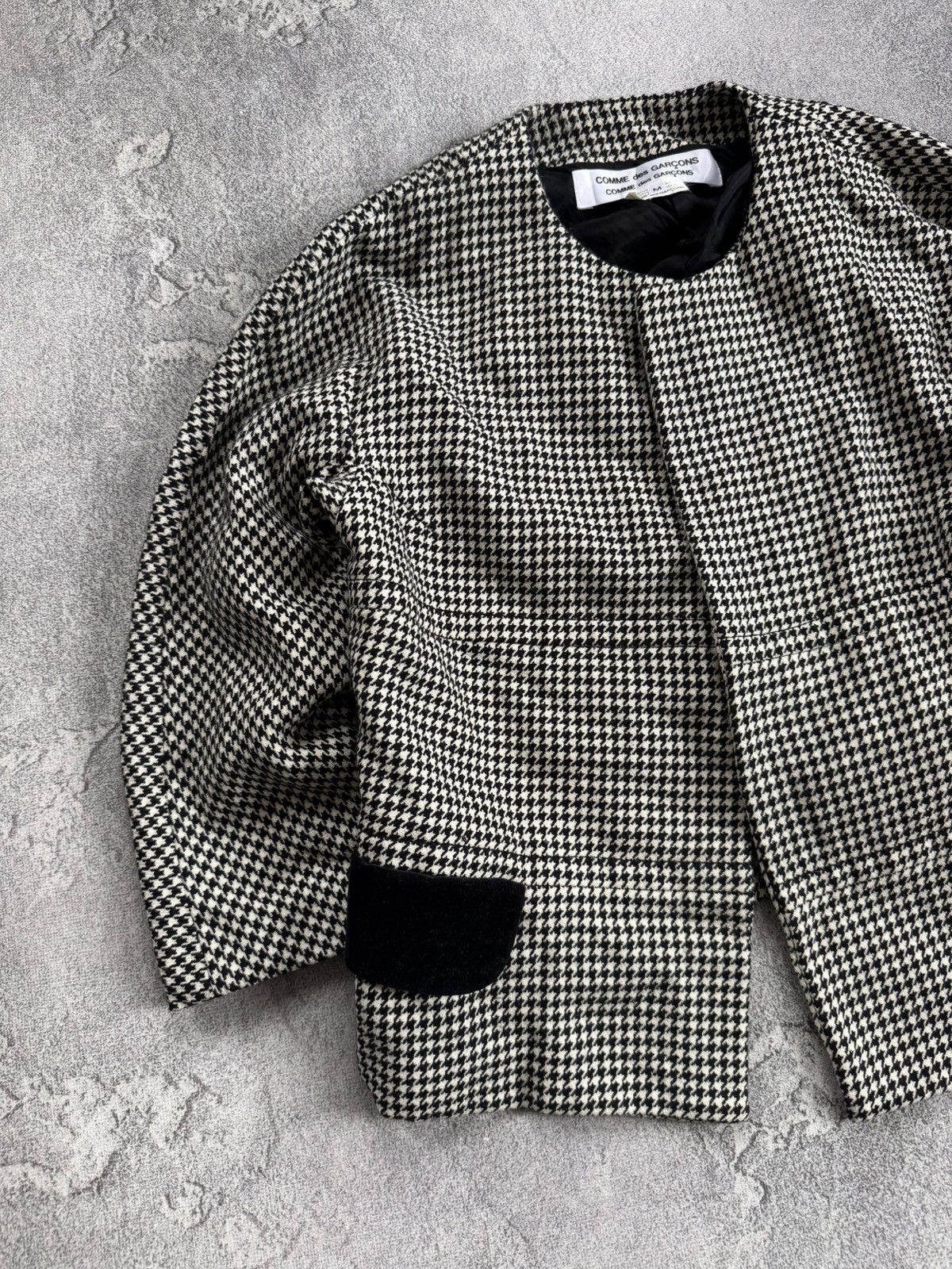 Comme des Garcons Comme des Garcons M/size wmns blazer wool jacket tweed Size M / US 6-8 / IT 42-44 - 2 Thumbnail