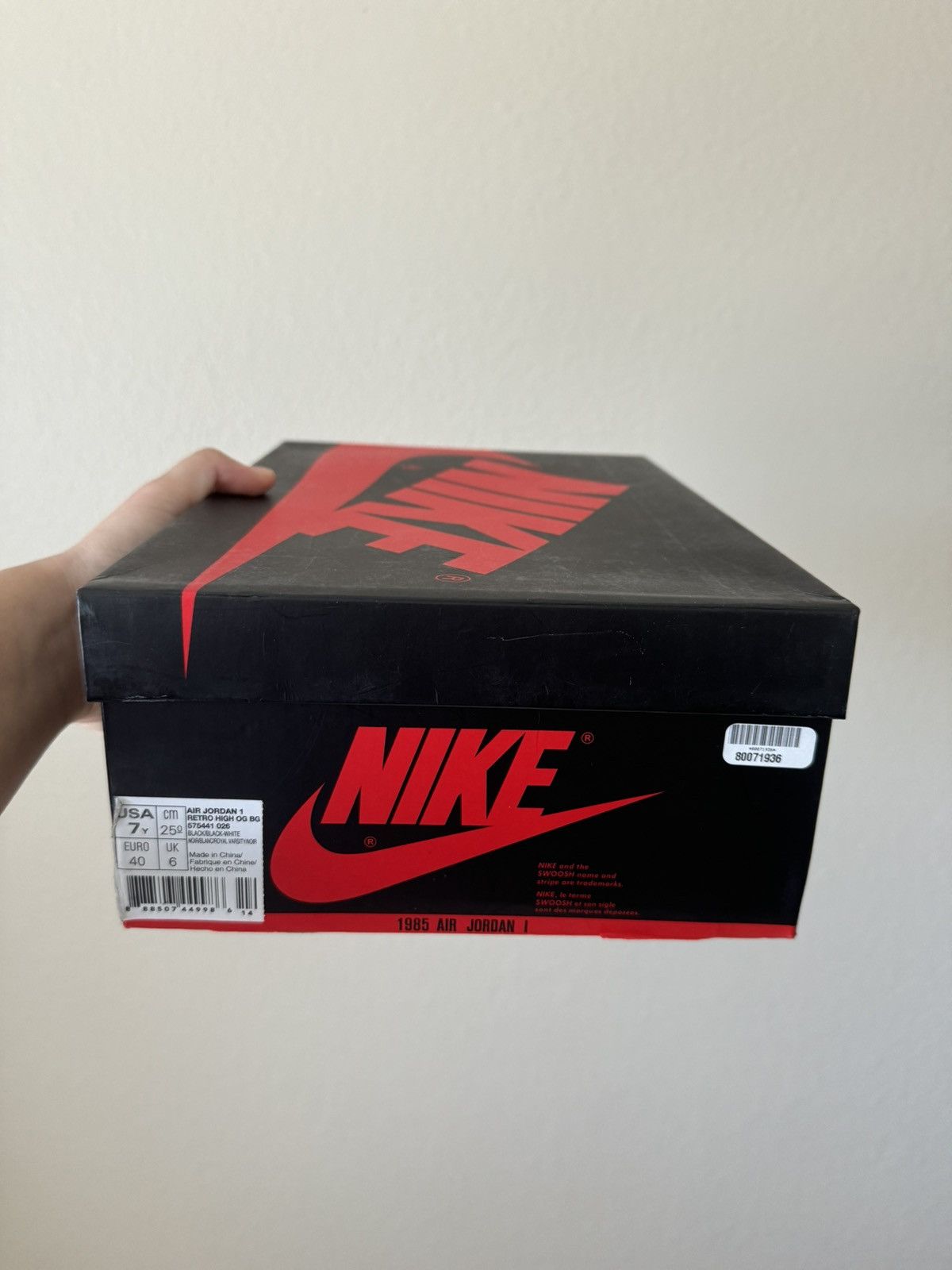 Jordan Brand Jordan 1 Top 3 Gs Size 7y Size US 7 / EU 40 - 10 Thumbnail