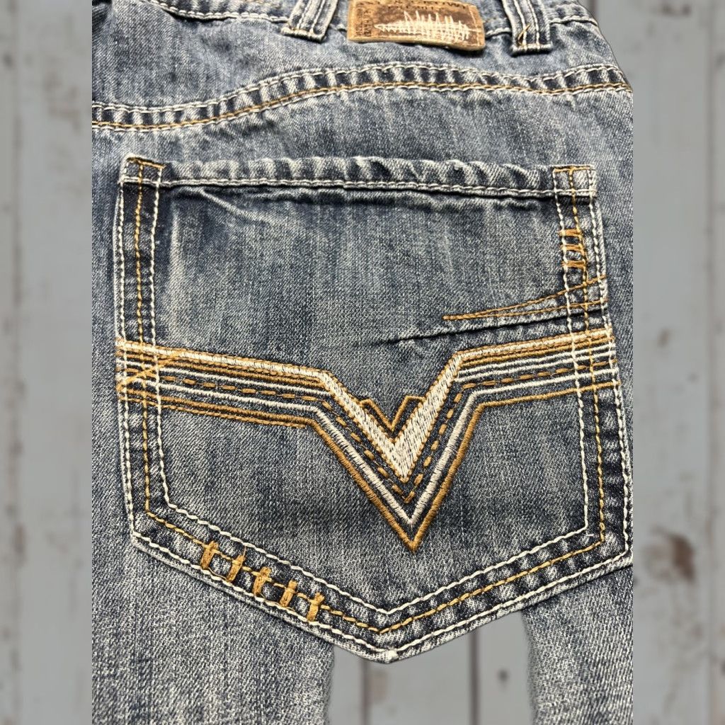 Vintage VINTAGE Axe & Crown Men's Jeans Boot Cut 42x30 Denim Blue