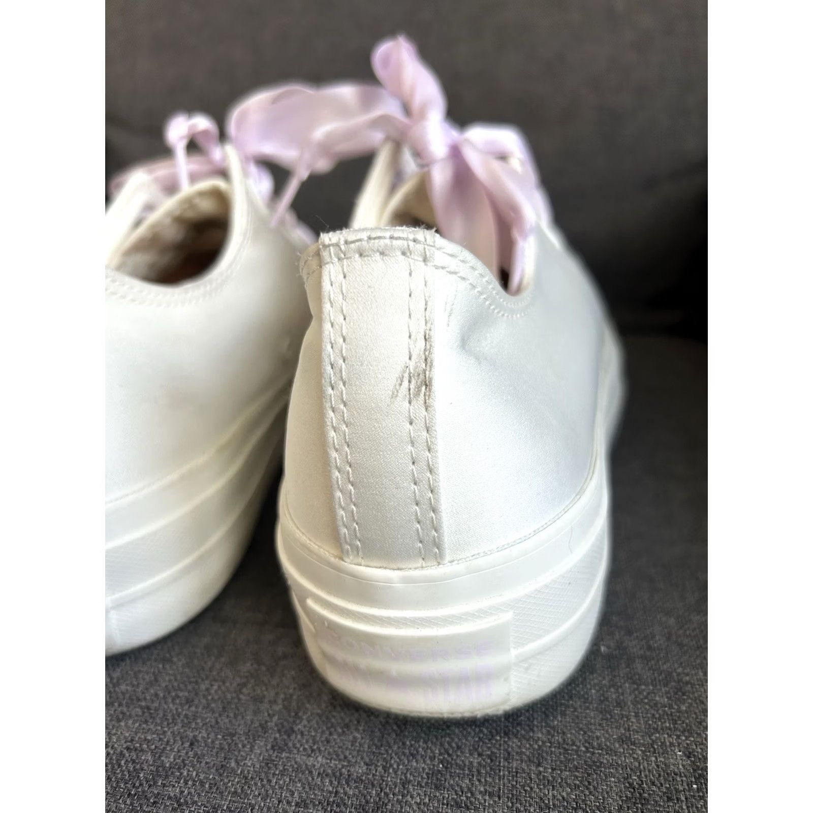 Converse Converse Chuck Taylor Size 11 Egret Lilac Daze Matte Satin Lift Platform Sneaker Women Size US 9 / IT 39 - 7 Thumbnail