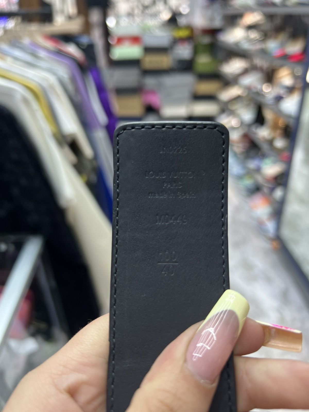 Louis Vuitton Louis Vuitton Matte Black Belt Monogram Eclipse Canvas Size 40 - 5 Thumbnail