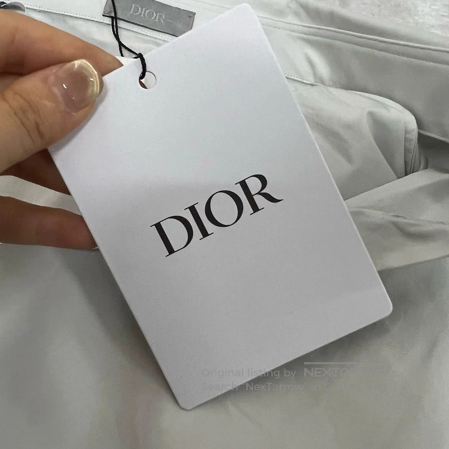 Dior white classic collared shirt by Dior. Size US L / EU 52-54 / 3 - 5 Thumbnail