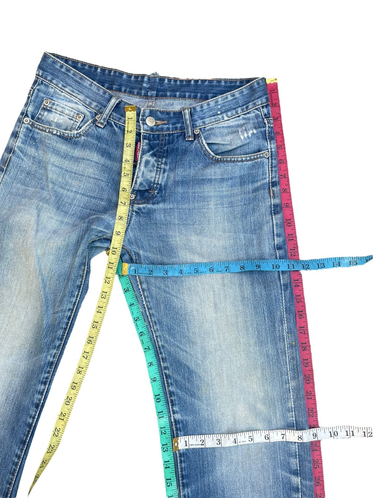 Designer × Dsquared2 Dsquared2 Distresed Denim Size US 33 - 18 Thumbnail
