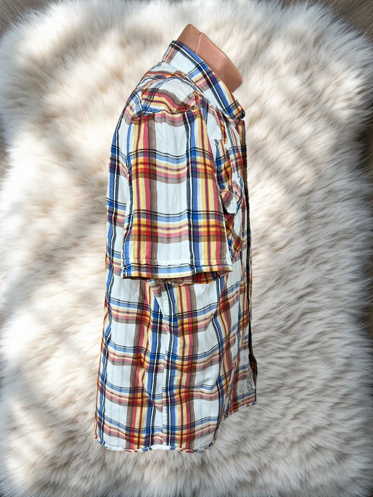 Lee Lee short sleeve checked shirt size L regular fit Size US L / EU 52-54 / 3 - 2 Thumbnail