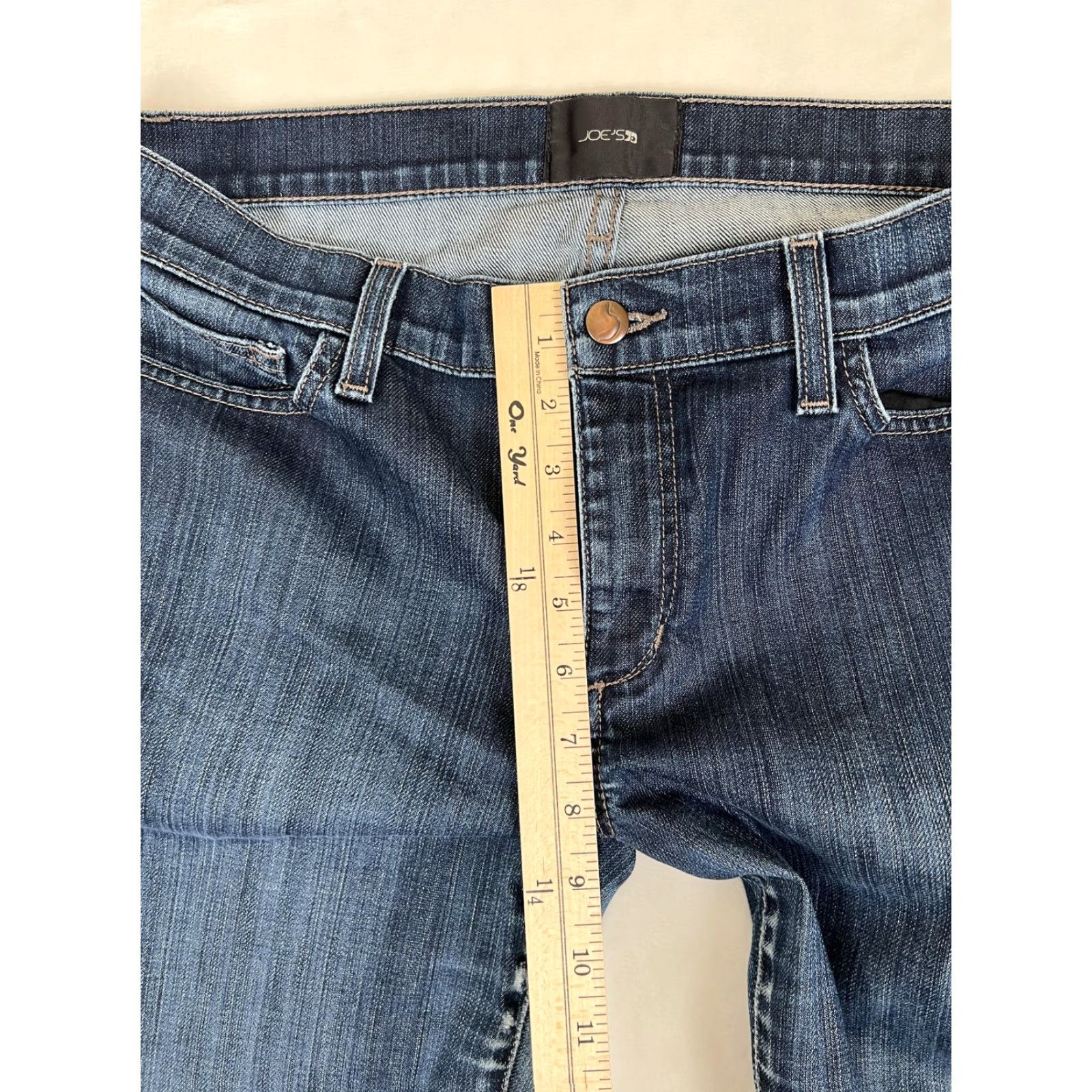 Denime Joes Jeans Jeans Women's 31 Blue Denim Petite Fit Bootcut Stretch Denim Pocket Zip Fly 5-Pocket Womens Size 24" / US 00 / IT 34 - 6 Thumbnail