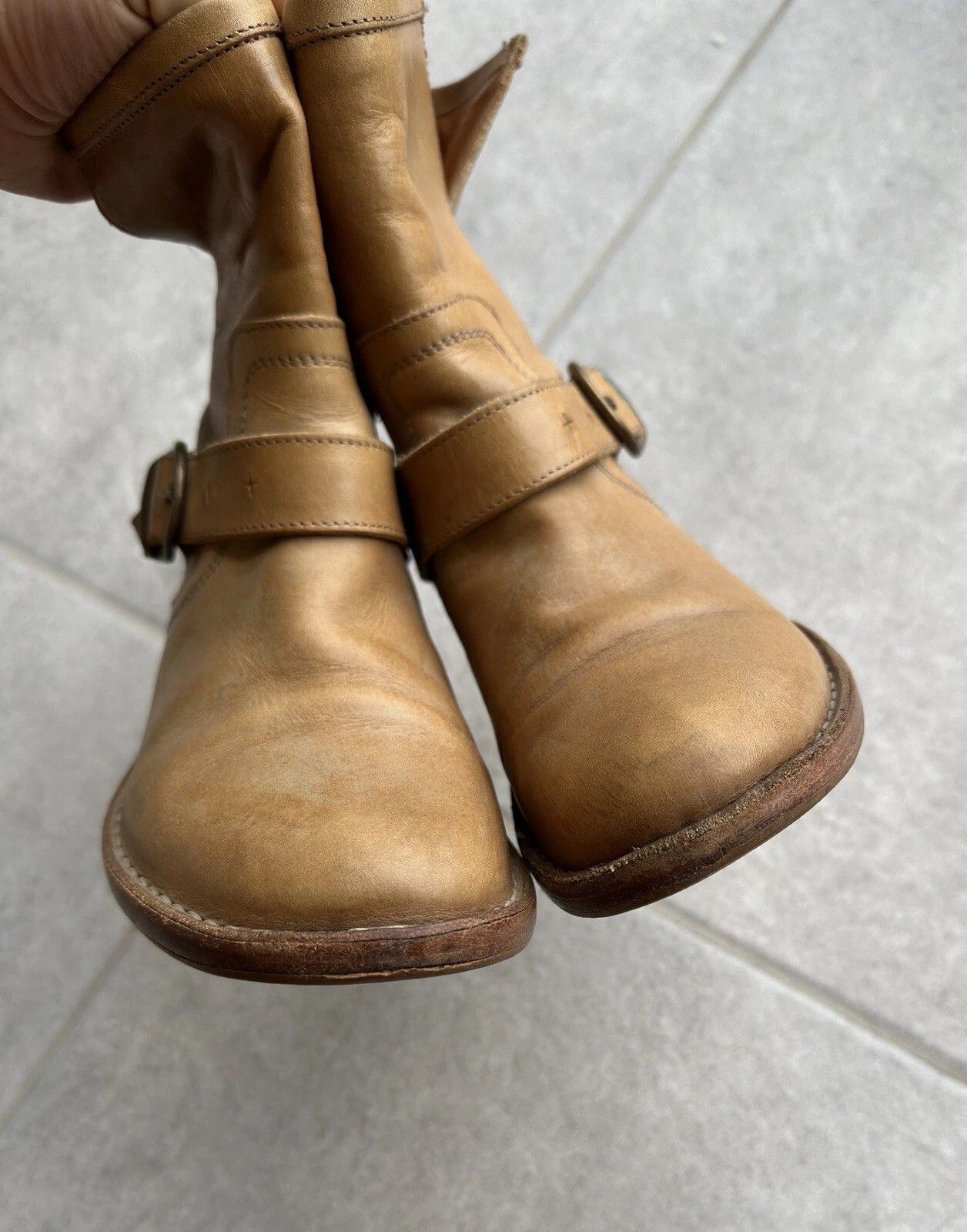 Fiorentini + Baker Fiorentini + Baker Eli Biker Moto Ankle Boots Leather 36 Size US 6 / IT 36 - 4 Thumbnail
