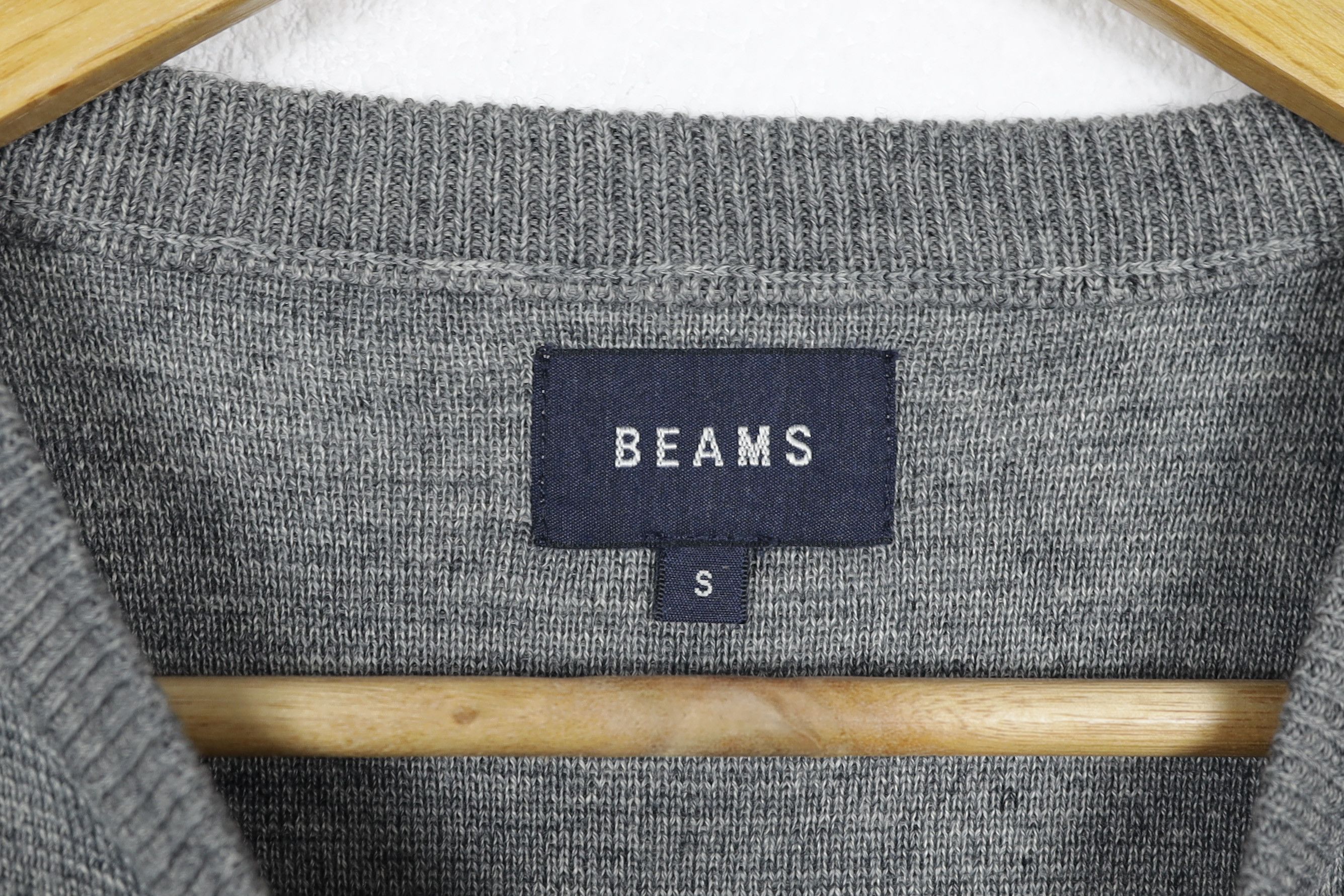 Beams Japan × Beams Plus Beams Plus Japan Wool Sleeveless Vest Sweater Size US S / EU 44-46 / 1 - 4 Thumbnail
