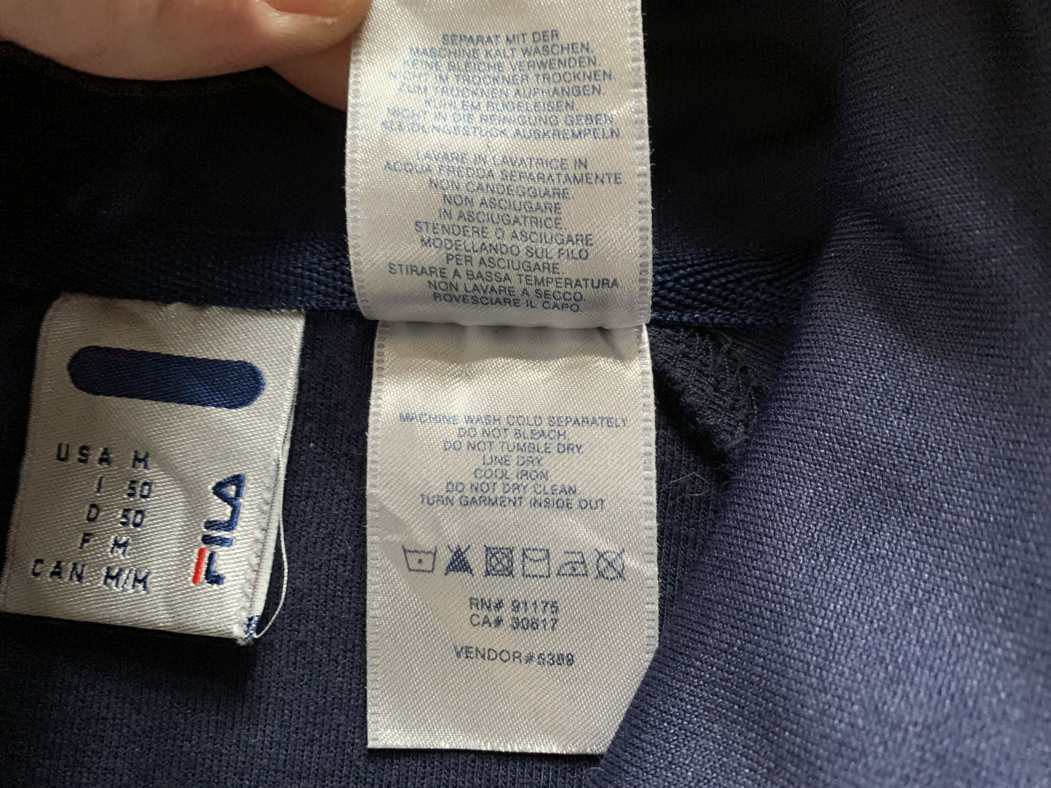 Fila × Vintage FILA Vintage Track Top Olympic Jacket Size US M / EU 48-50 / 2 - 6 Thumbnail