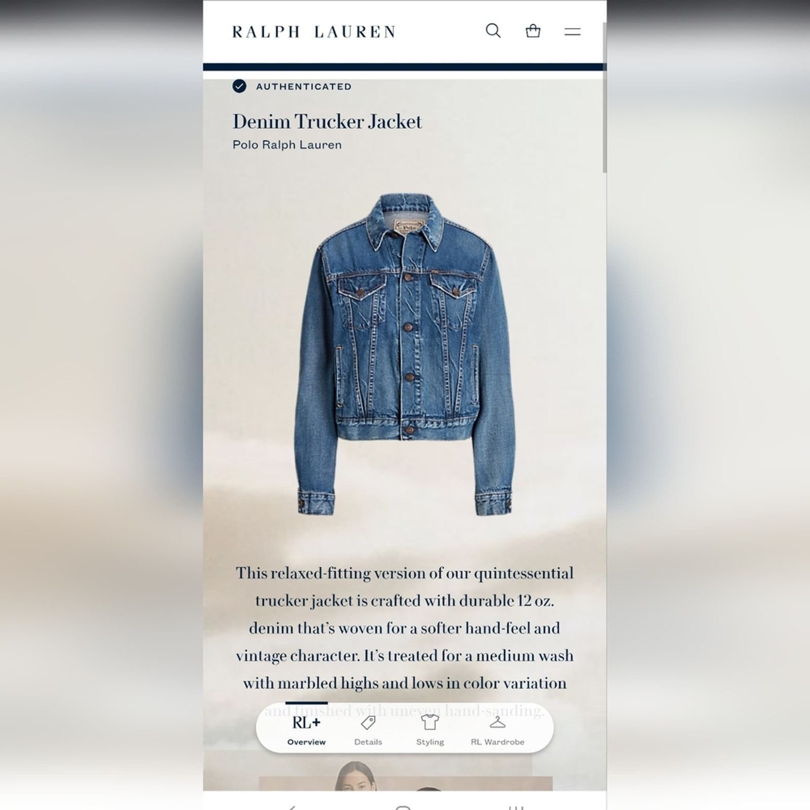 Polo Ralph Lauren Ralph Lauren Polo Denim Trucker Jacket In Meuse Wash XS Size XS / US 0-2 / IT 36-38 - 3 Thumbnail