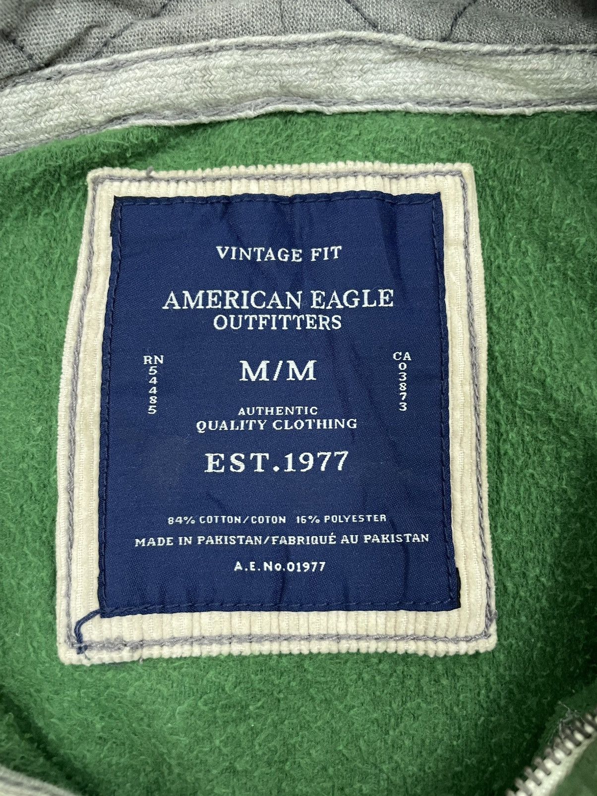 American Eagle Outfitters Vintage Fit American Eagle Zipper Sweater Jacket Hoodie Size US M / EU 48-50 / 2 - 11 Thumbnail