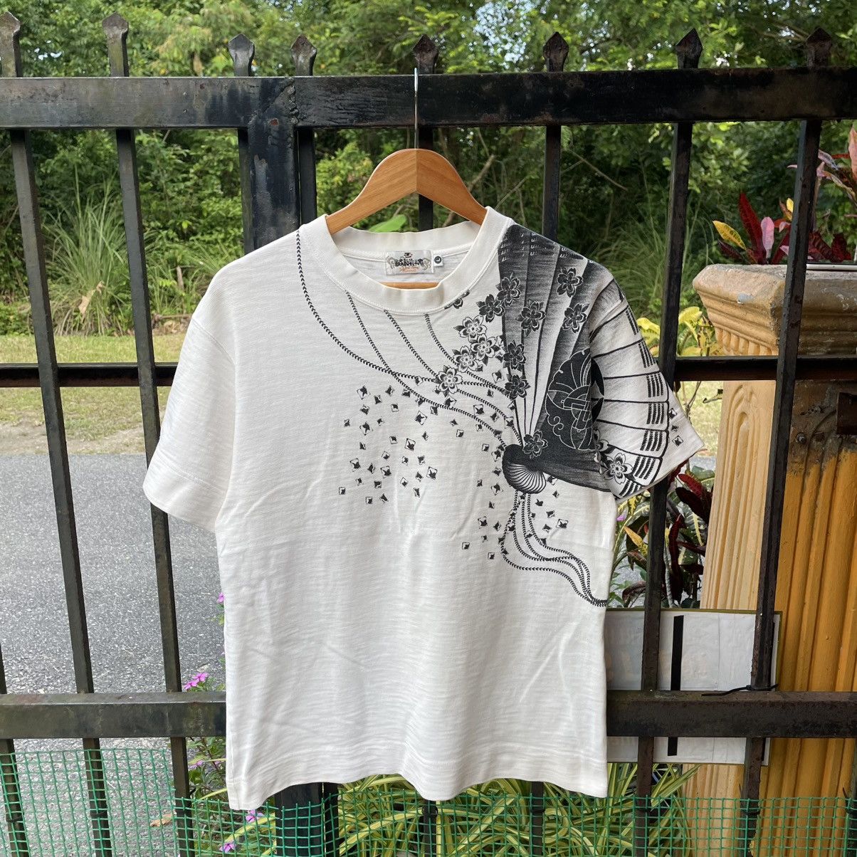 Karakuri Tamashii 🔥🇯🇵Karakuri Tamashi Embroidered Fish Koi Sukajan Tattoo Tee Size US L / EU 52-54 / 3 - 4 Thumbnail