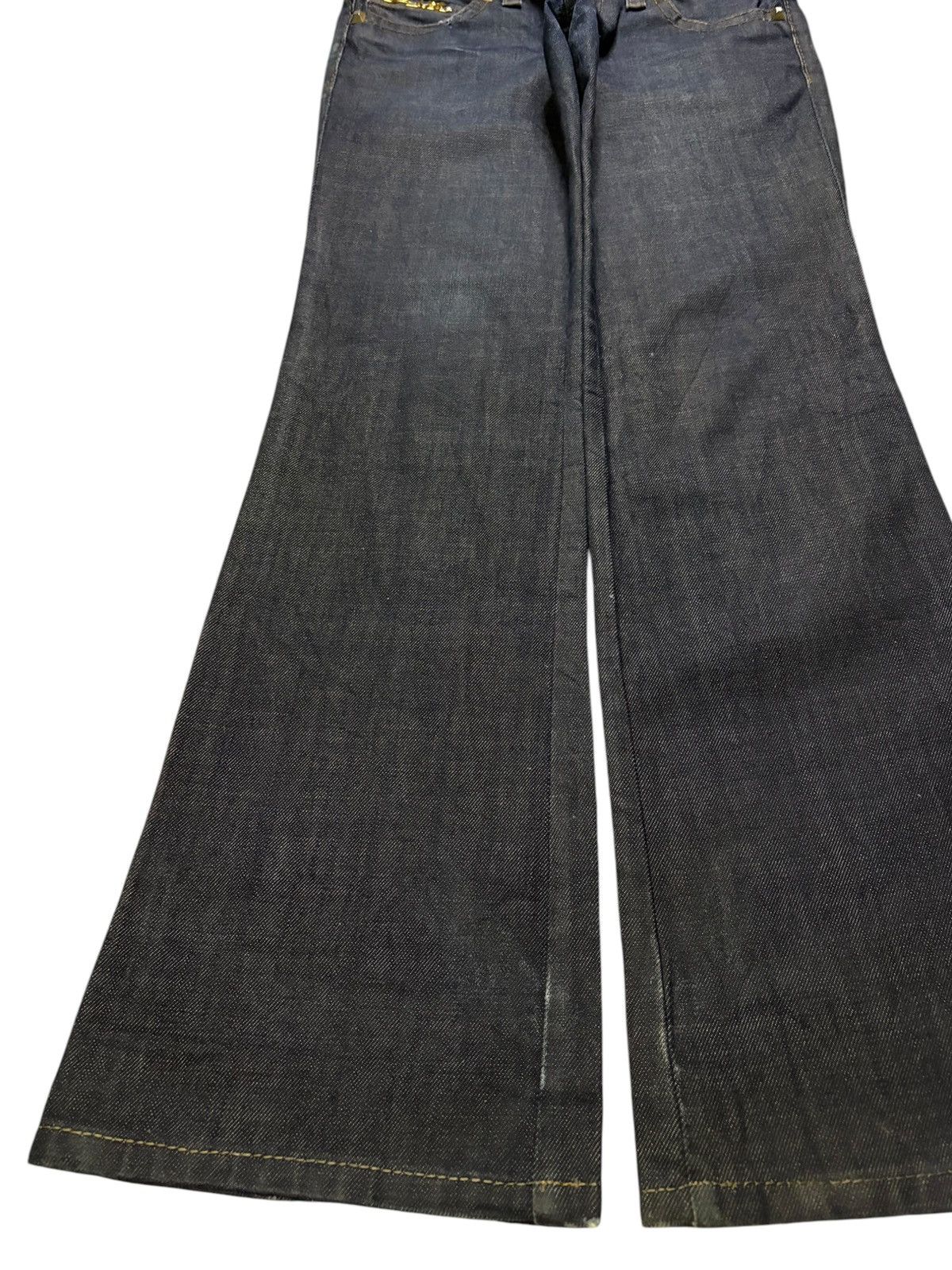 Dsquared2 Vintage Italian Dsquared2 Mud Wash Studded Flare Jeans Size US 30 / EU 46 - 6 Thumbnail