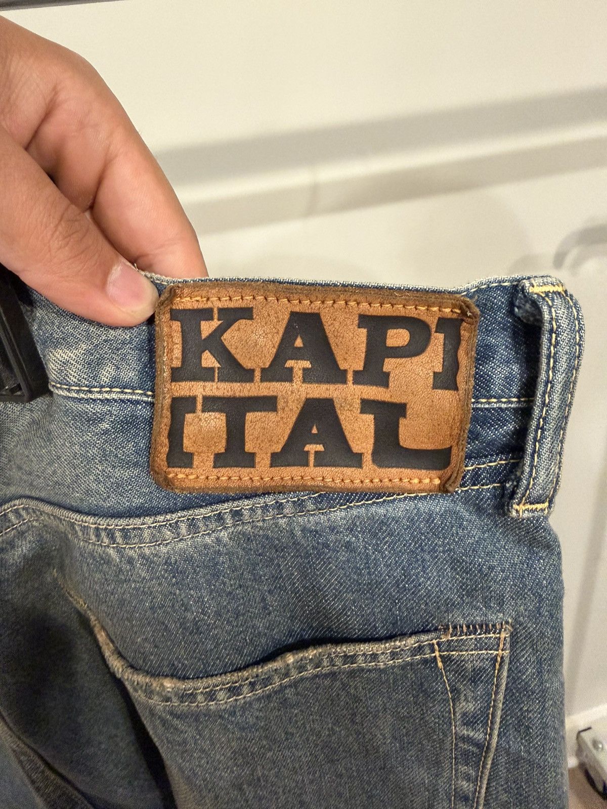 Kapital Kapital Speakeasy slim-fit distressed denim Size US 36 / EU 52 - 5 Thumbnail