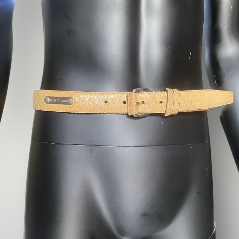 Helmut Lang Archive Metal Plate Reptile Belt Size ONE SIZE - 2 Thumbnail