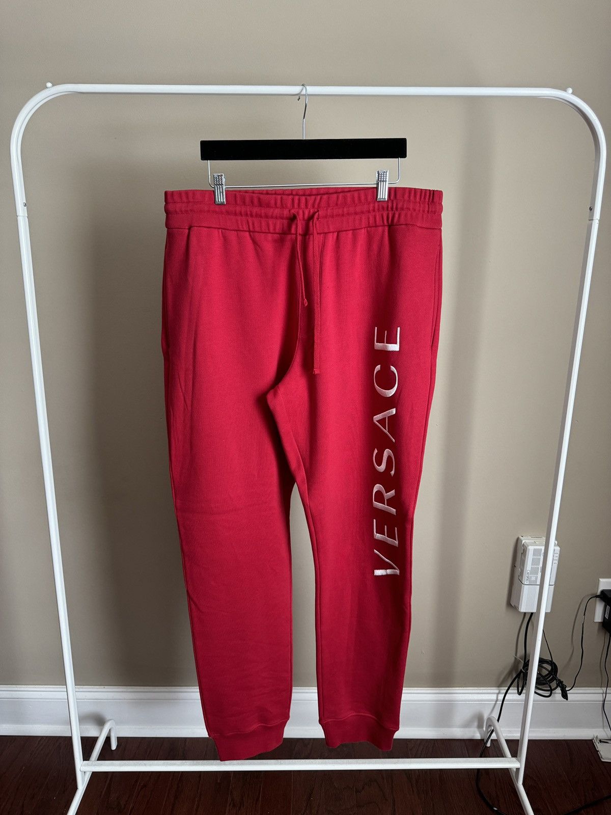 Versace Versace Embroidery Red and White Sweatpants Size US 38 / EU 54 - 1 Thumbnail