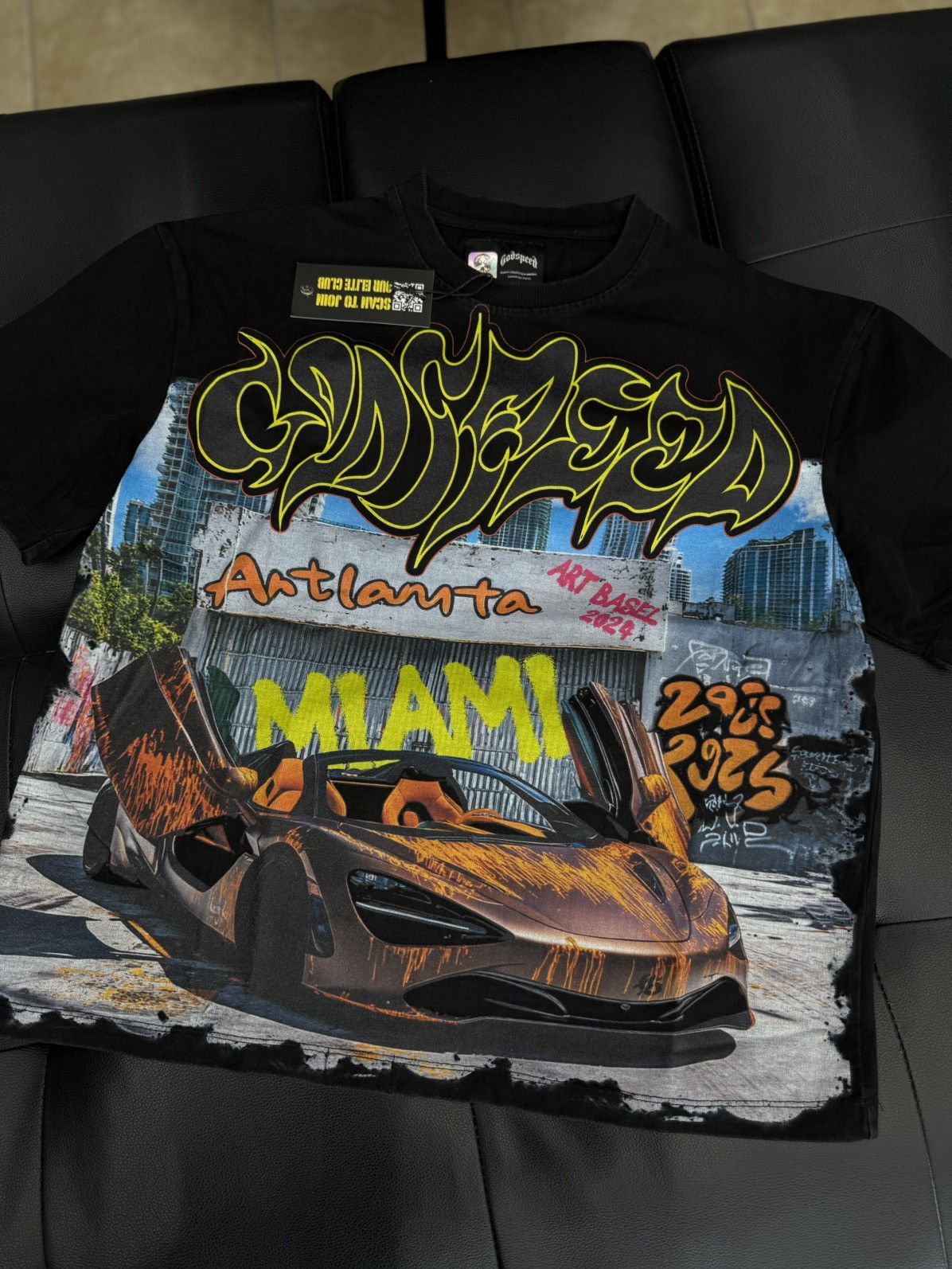 Godspeed Godspeed Miami Lambo Tee Shirt Size XS (NEW) Size US XS / EU 42 / 0 - 3 Thumbnail