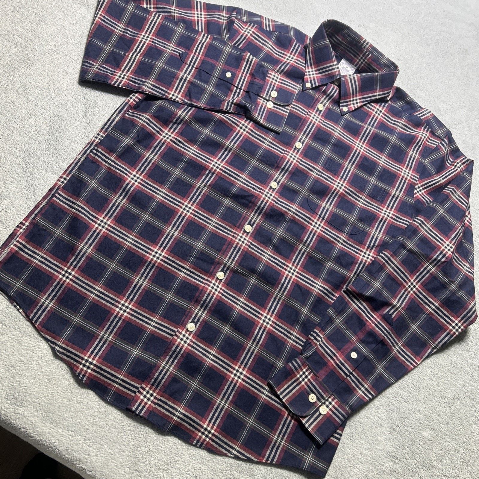 Brooks Brothers Brooks Brothers Flannel Button Shirt Medium Pocket Oxford Size US M / EU 48-50 / 2 - 5 Thumbnail