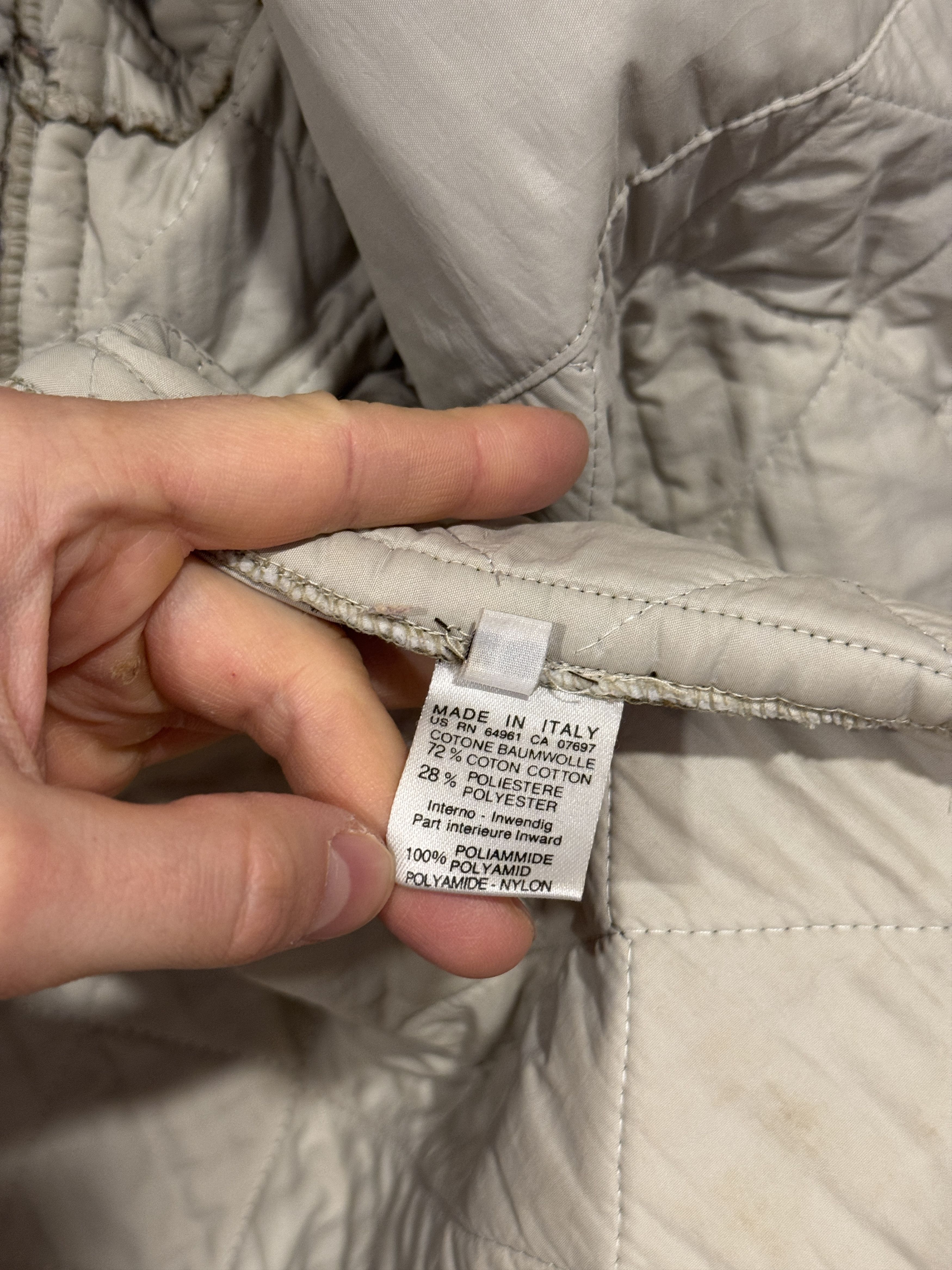 Sisley Sisley quilted jacket army olive khaki italy L Size US L / EU 52-54 / 3 - 6 Thumbnail