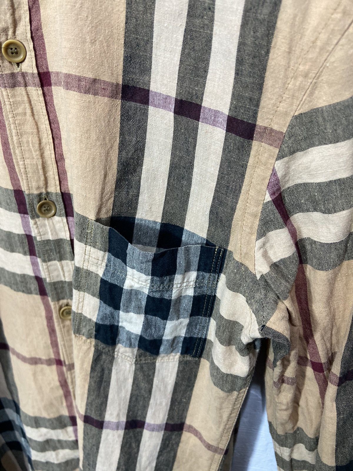 Burberry × Vintage Burberry Nova Check Shirt Size XS / US 0-2 / IT 36-38 - 5 Thumbnail