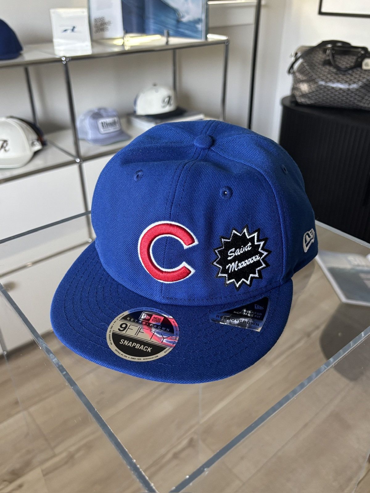 Saint Michael SAINT MICHAEL MLB PATCH CUBS LOGO HAT Size ONE SIZE - 1 Thumbnail