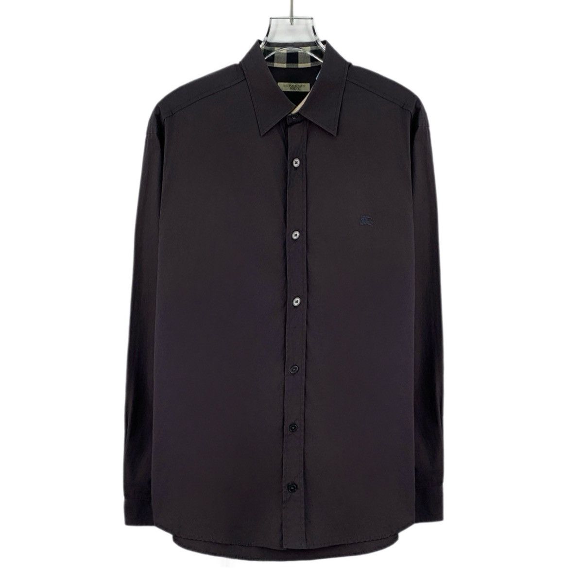 Burberry Burberry Knight Embroidered Long Sleeve Shirt K26WX Size US S / EU 44-46 / 1 - 1 Thumbnail