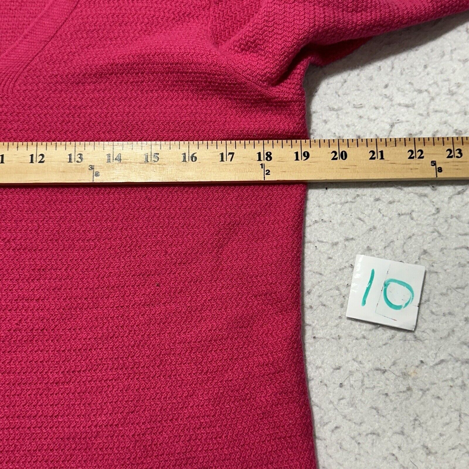 Gap GAP Medium V-Neck Sweater Merino Extra Fine Wool Hot Pink Size M / US 6-8 / IT 42-44 - 8 Thumbnail