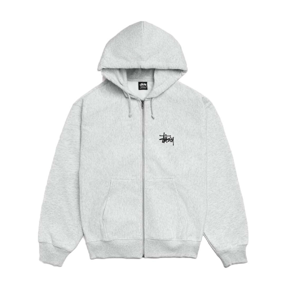 Stussy Basic Zip Up Hoodie Grey Size US XL / EU 56 / 4 - 1 Thumbnail