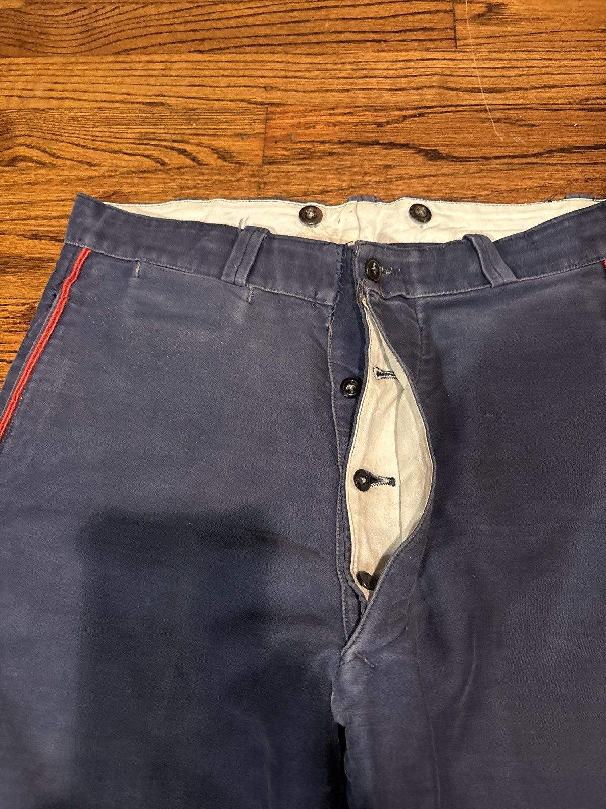 Vintage Rare French workpants - bleus de travail Size US 31 - 4 Thumbnail