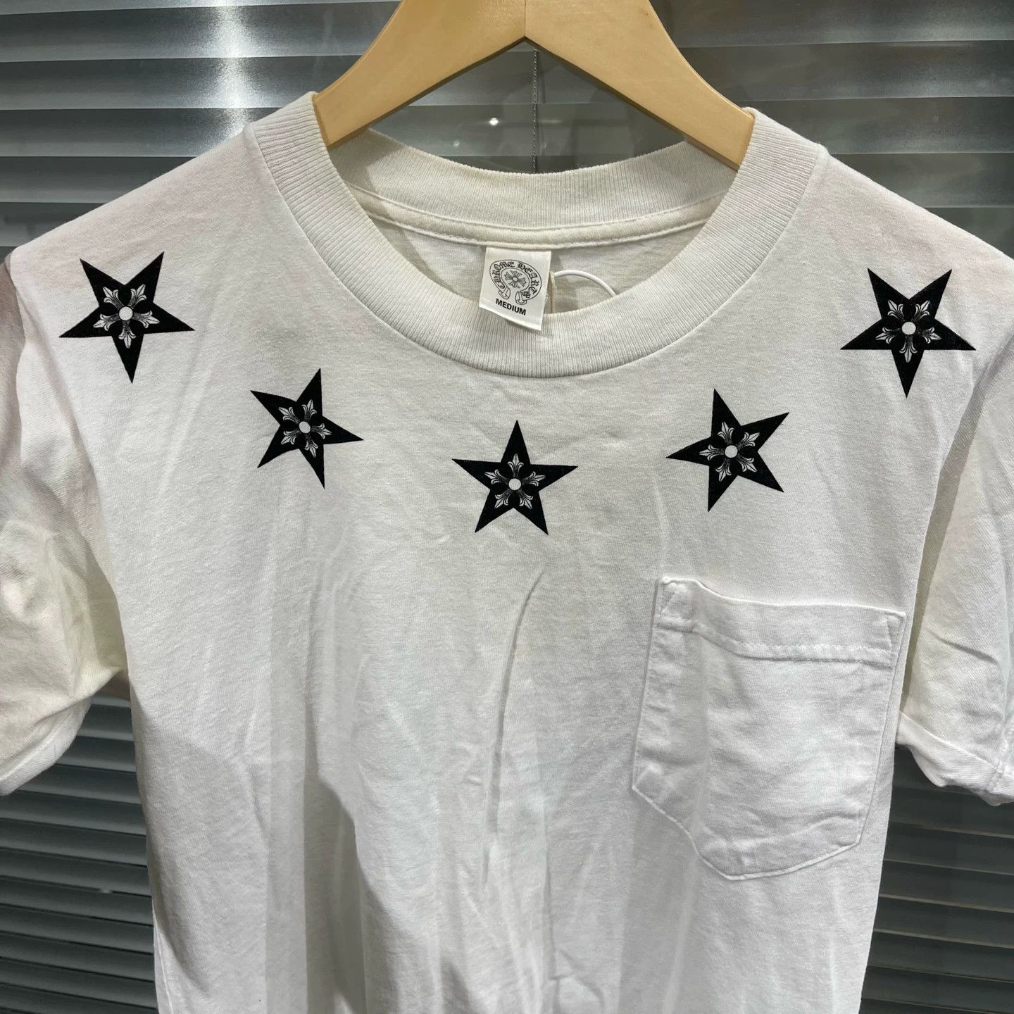 Chrome Hearts Chrome Hearts Star & Sanskrit Print Short Sleeve Tee M Size M / US 6-8 / IT 42-44 - 4 Thumbnail