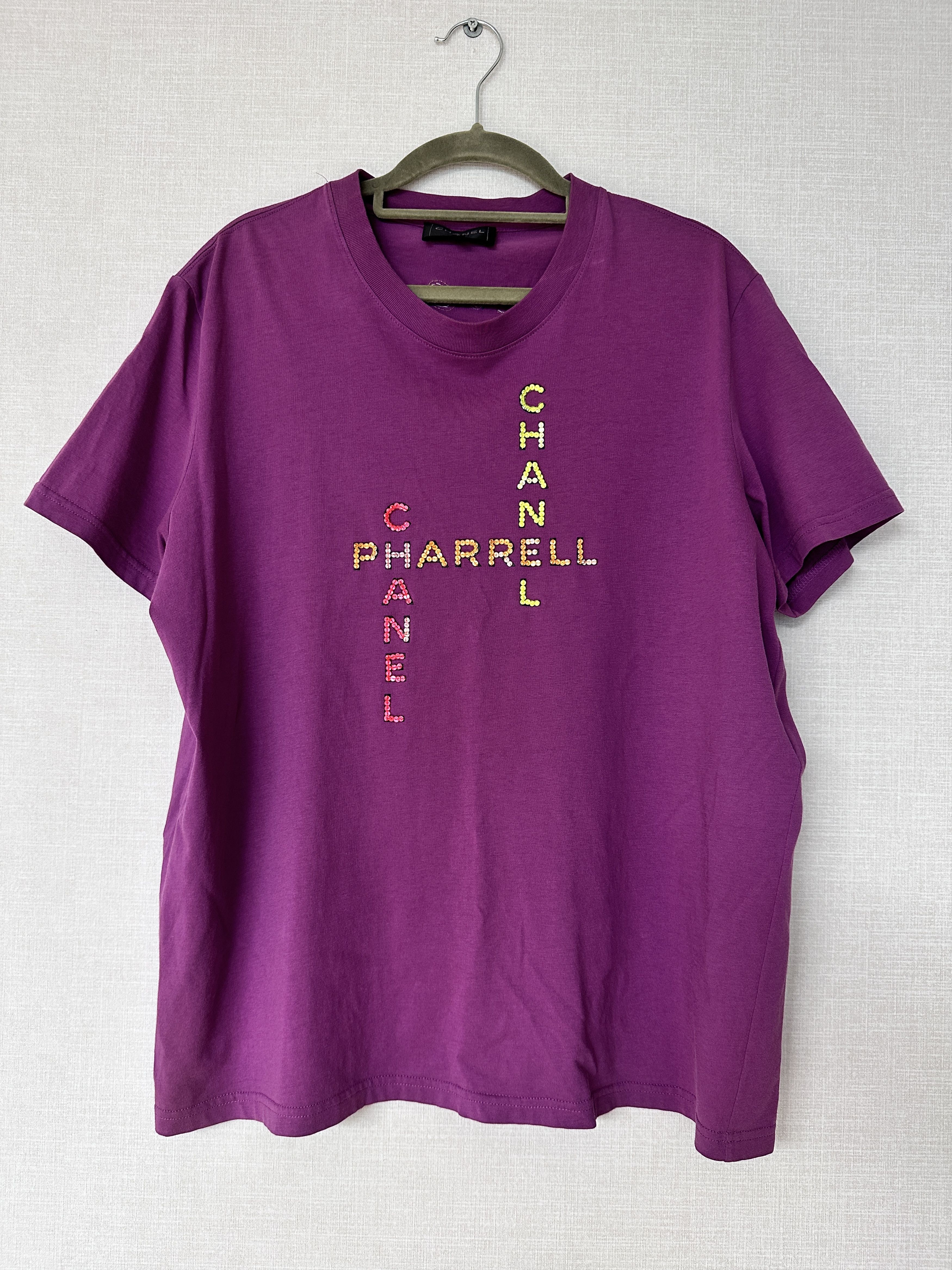 Chanel Chanel x Pharrell Coco Chanel Logo T-Shirt Size L / US 10 / IT 46 - 7 Thumbnail