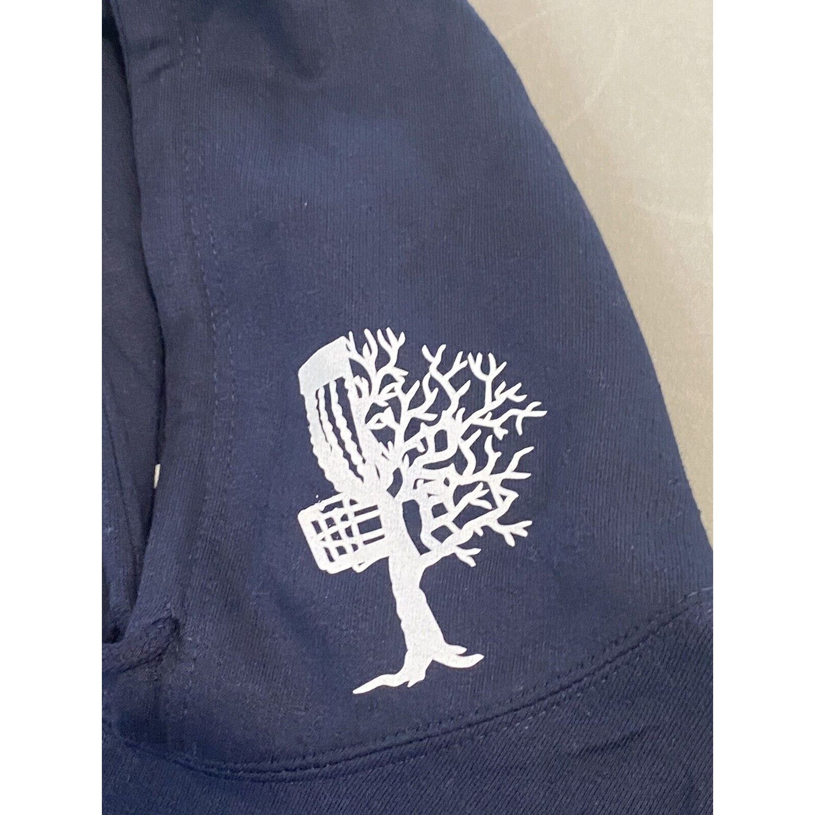 The Unbranded Brand Disc Golf DNA Custom Pullover Hoodie Size L Navy Blue Size US L / EU 52-54 / 3 - 7 Thumbnail