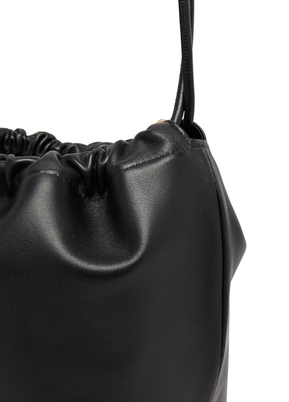 Valentino o1s22i1n0924 Size: OS / Pouf Mini Vlogo Bucket Bag in Black Size ONE SIZE - 7 Thumbnail