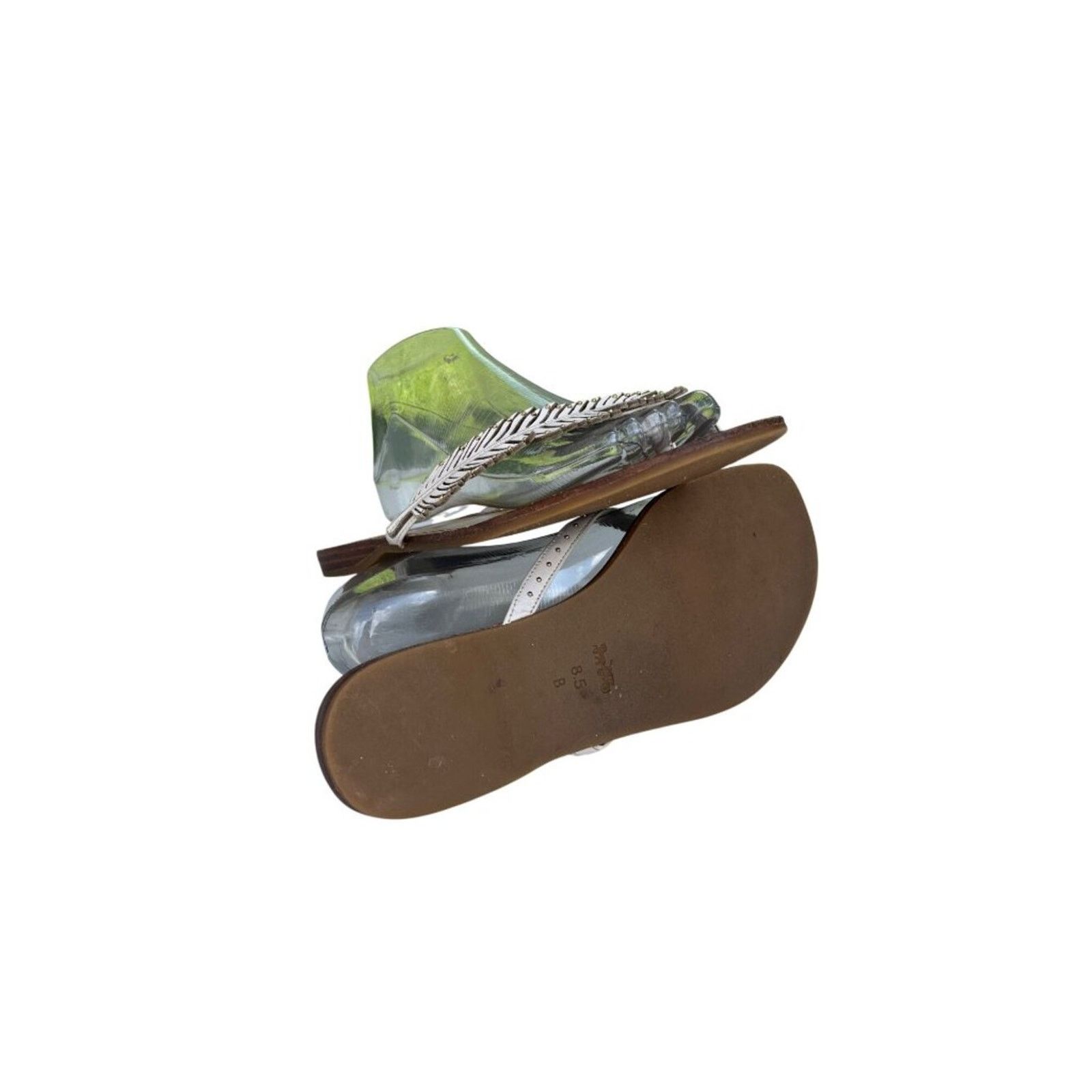Coach Coach Womens Size 8.5B Leather Thong Sandals Size US 8.5 / IT 38.5 - 5 Thumbnail