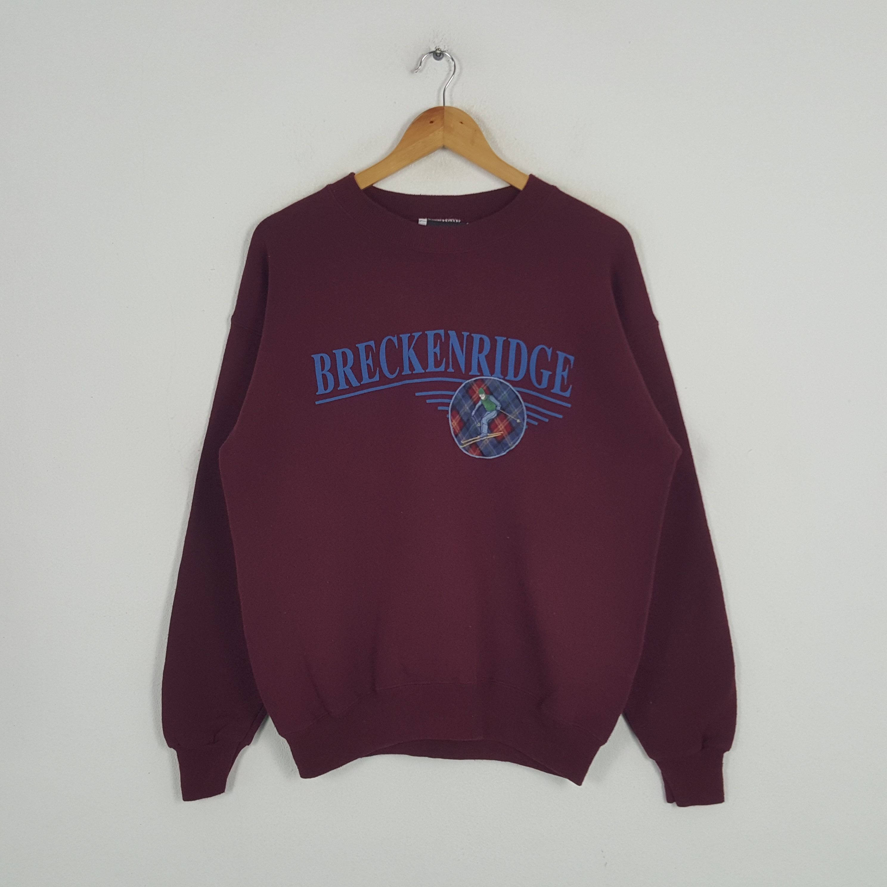 Vintage Vintage Breckenridge American Ski Sports Sweatshirt Size US M / EU 48-50 / 2 - 1 Thumbnail