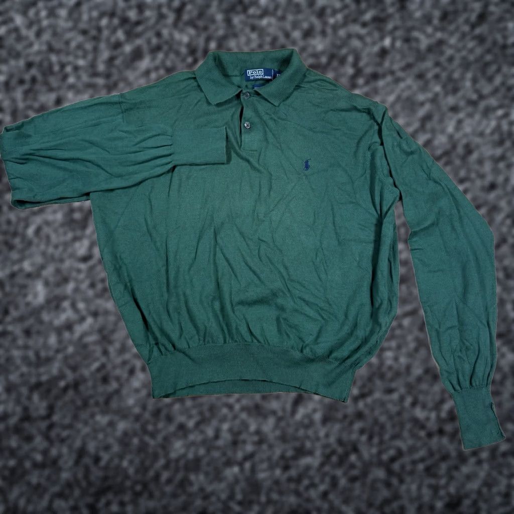 Ralph Lauren Ralph Lauren Sweater Mens XXL Maroon Green Pullover Collar Size US XXL / EU 58 / 5 - 1 Thumbnail