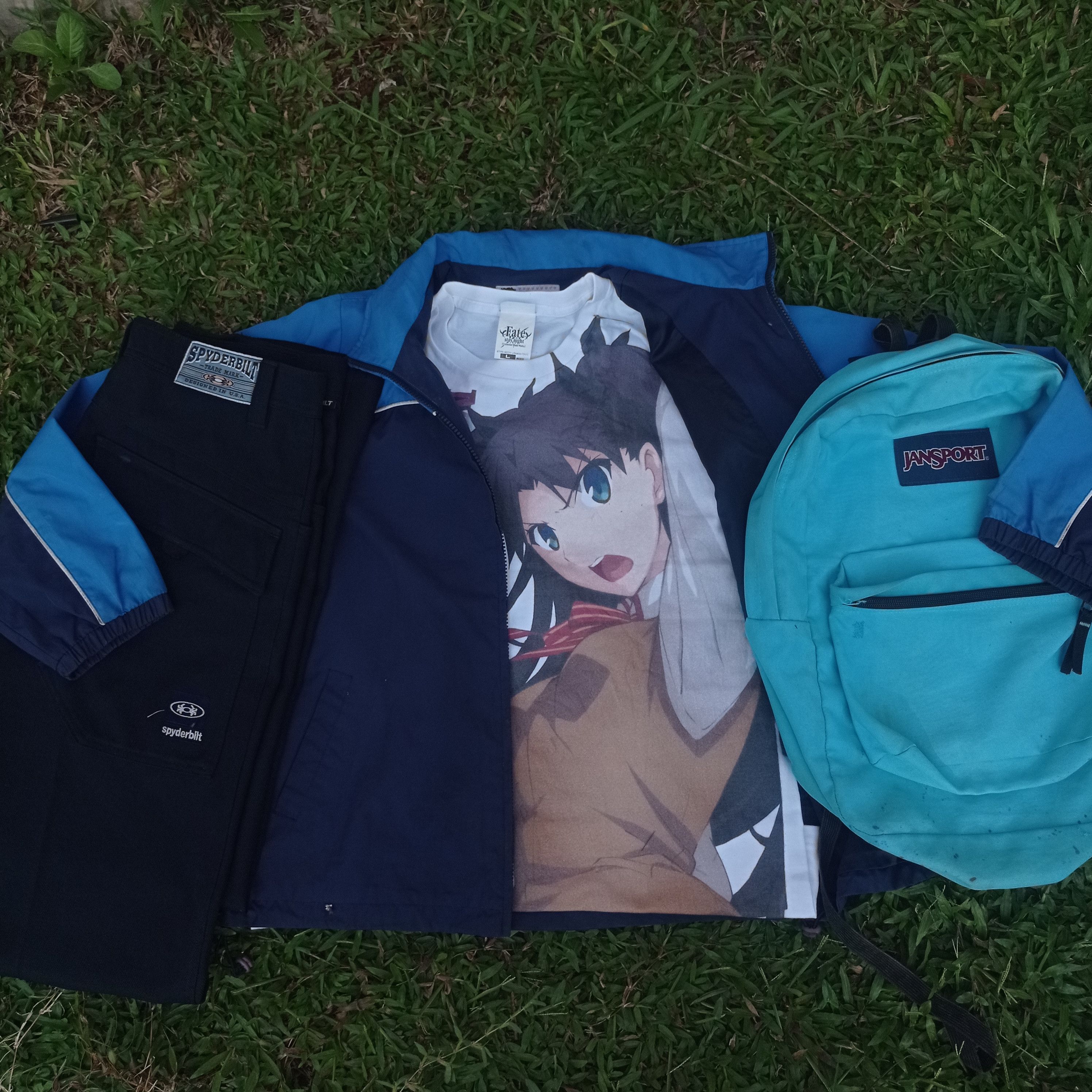 Japanese Brand Anima Cospa Fate/stay night [UBW] Rin Tohsaka T-shirt Size US L / EU 52-54 / 3 - 6 Thumbnail